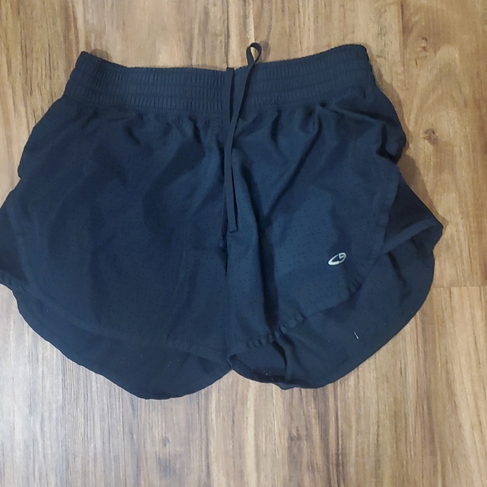 Black gym shorts